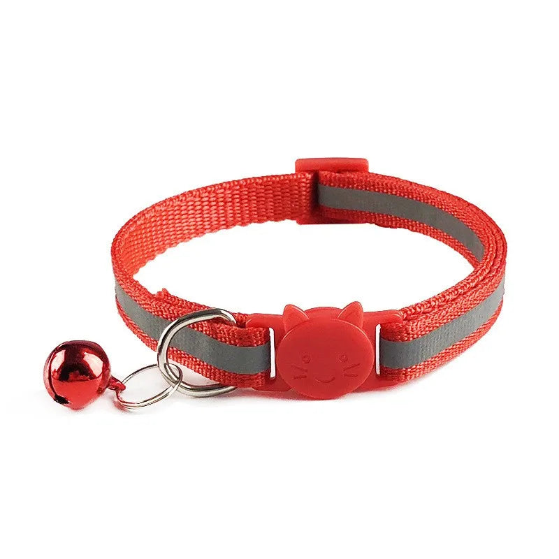 Reflective Multicolor Adjustable Collars by Love My Pet