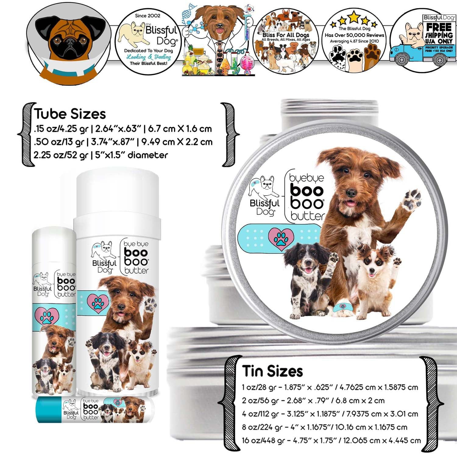 3 Cute Puppies Boo Boo Butter by The Blissful Dog