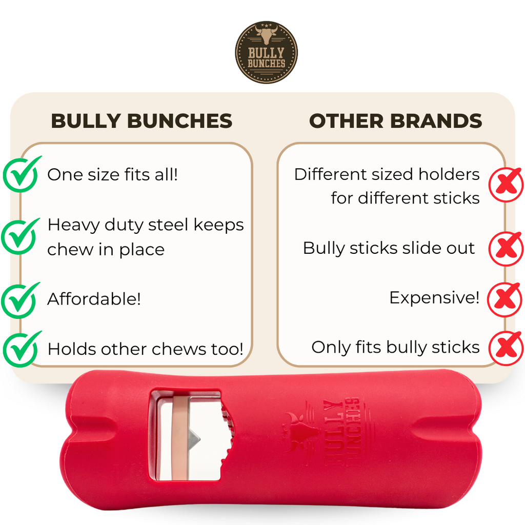 Bully Stick Safety Holder by Bully Bunches