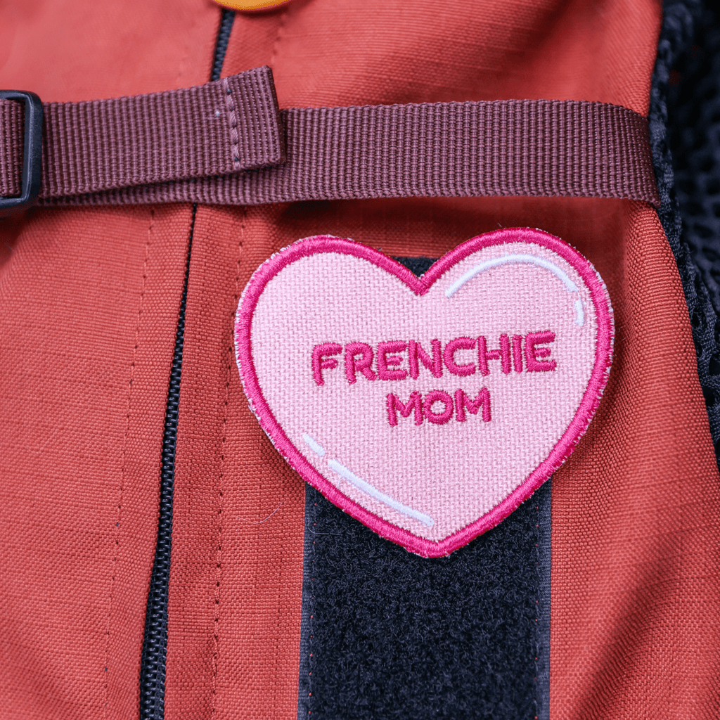 Frenchie Mom Heart Patch by K9 Sport Sack