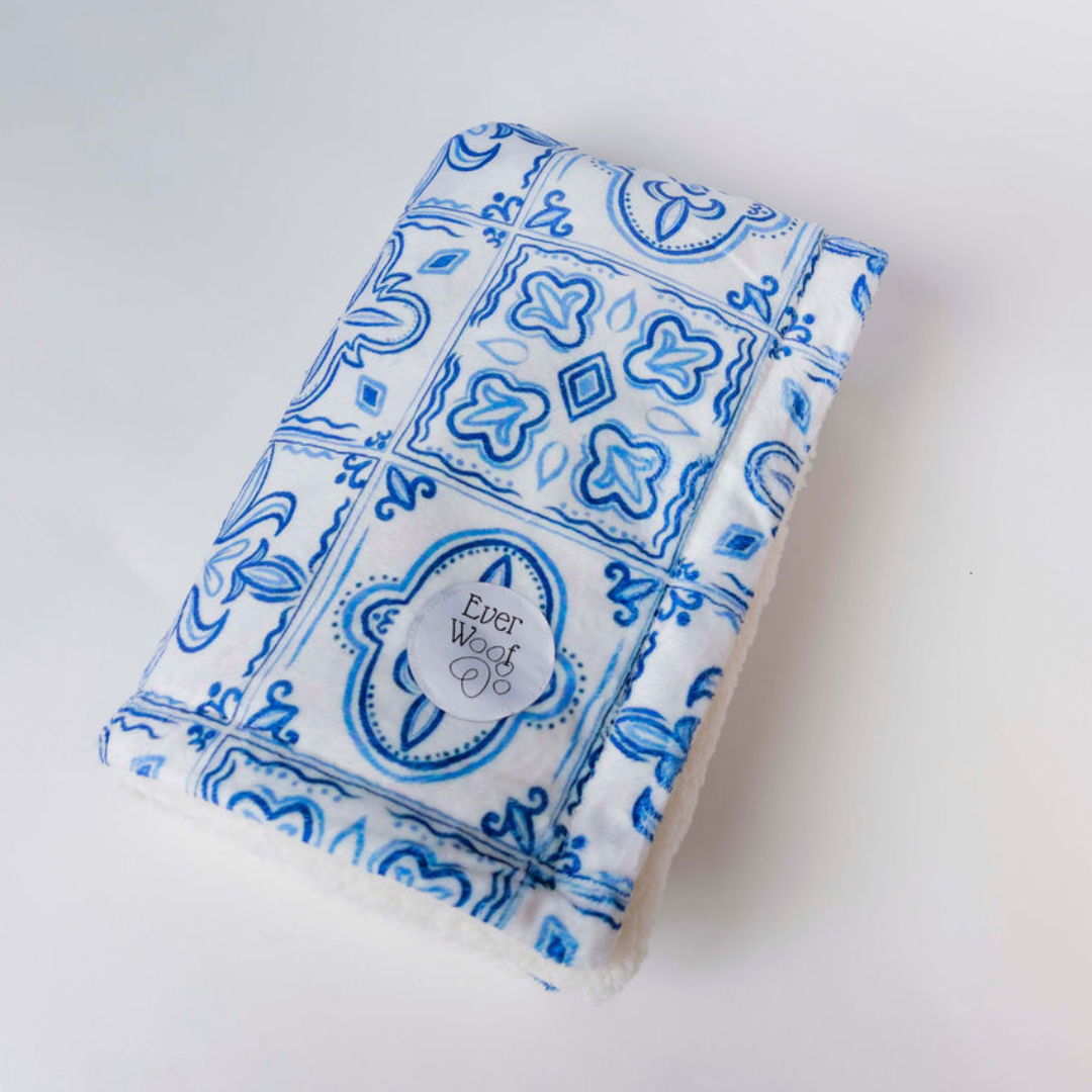 Santorini Dog Blanket by EverWoof