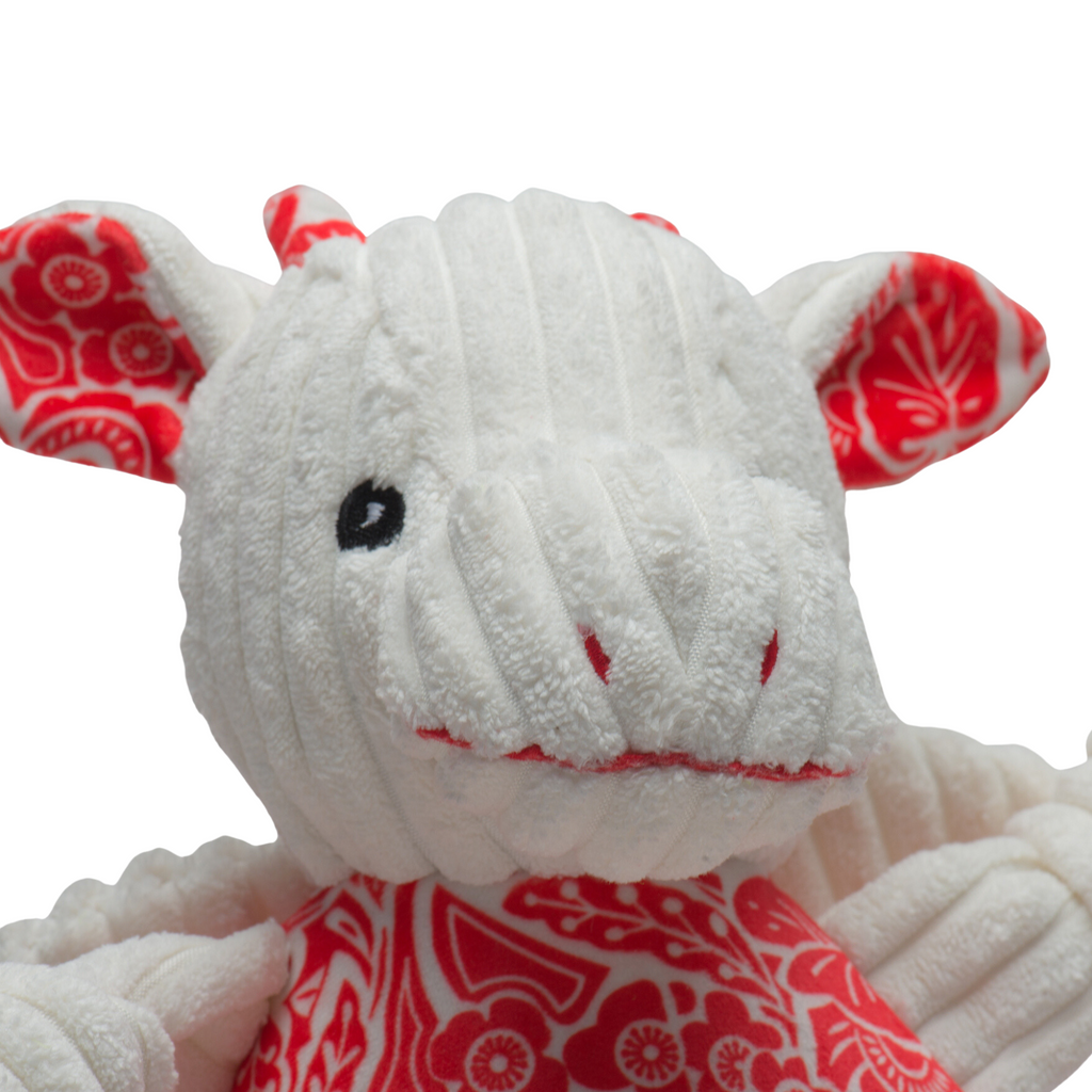 Lucky Dragon Knottie® Plush Dog Toy by HuggleHounds