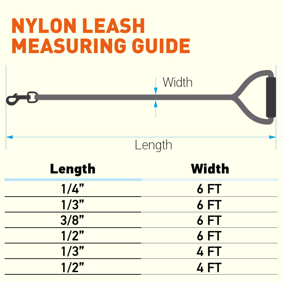 Nylon Round Dog Lead by Dogline
