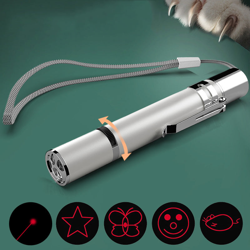 Laser Pointer Cat Toy, Red Dot LED Light Pointer Interactive Toy by VetsPetStore