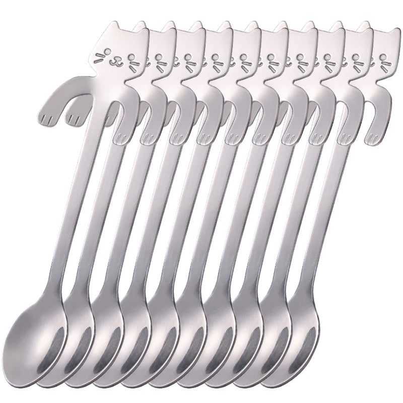 Stainless Steel Cat Coffee Spoon by Love My Pet