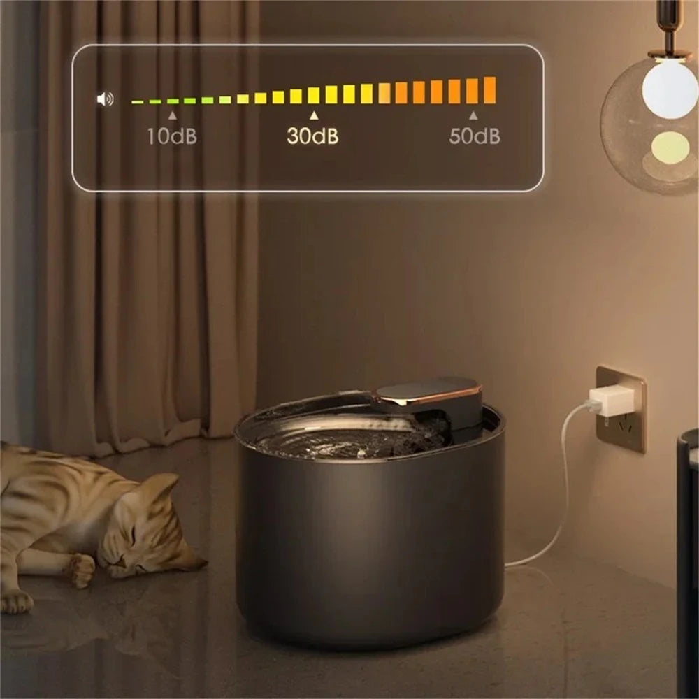 Automatic Pet Drinking Fountain Intelligent Water Dispenser 3L by Love My Pet