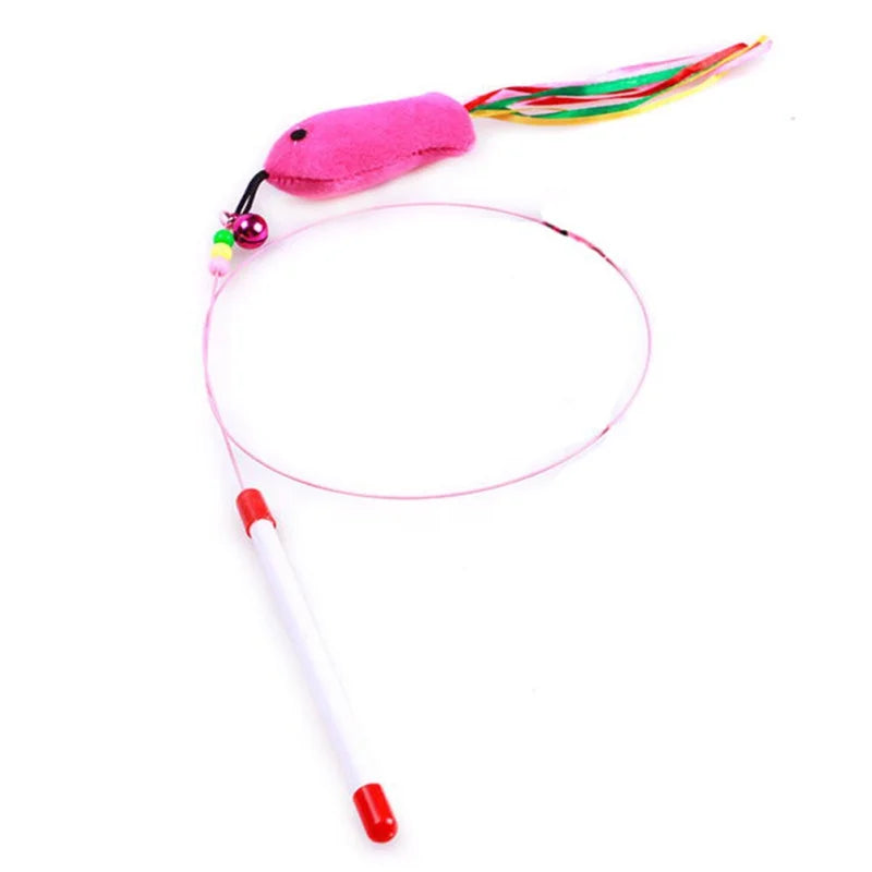 Interactive Cat Toy Feather Bird with Multiple Options by Love My Pet