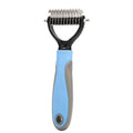 Stainless Double-sided Pet Brush Hair Removal Comb Grooming Dematting Dog Grooming Shedding Tools by VetsPetStore