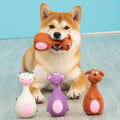 4pcs Cute Latex Dog Chew Toys With Sound by VetsPetStore