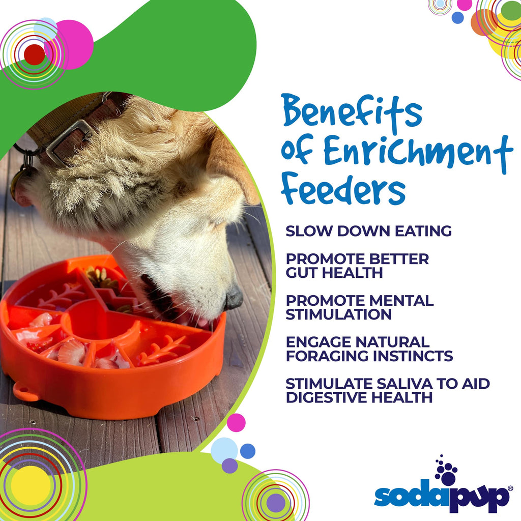 Great Outdoors eBowl - Slow Feeder Dog Bowl & Enrichment | USA Made by SodaPup/True Dogs, LLC