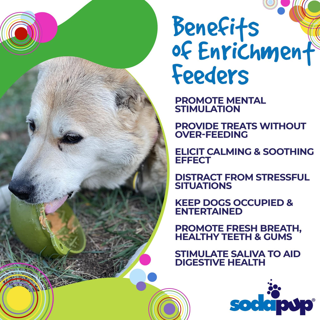 Garden of Eatin' Tipsy Bowl - Wobble Lick Mat for Dogs & Cats | USA Made by SodaPup/True Dogs, LLC