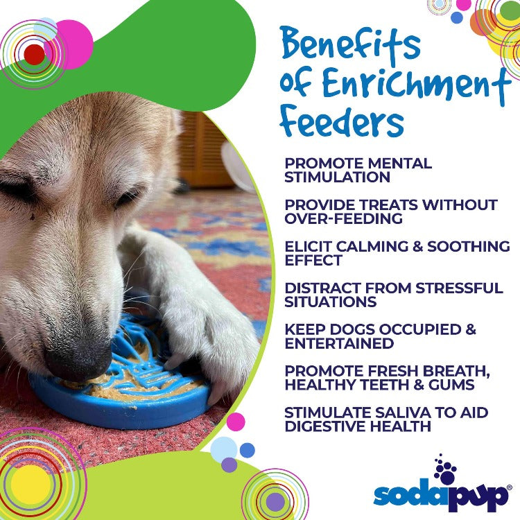 Air Nylon eCoin Lick Mat for Dogs - Durable Enrichment Toy | SodaPup by SodaPup/True Dogs, LLC