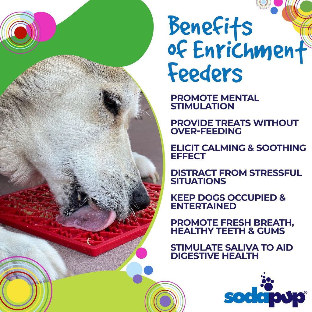 "Peace" Christmas Tree emat - Enrichment Lick Mat for Dogs and Cats | Christmas Tree design | SodaPup by SodaPup/True Dogs, LLC