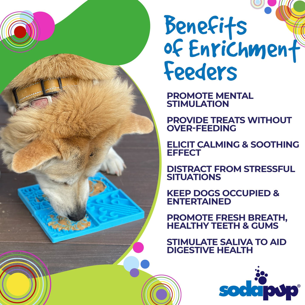 Sky eMat - Enrichment Lick Mat for Dogs and Cats | Celestial Design | SodaPup by SodaPup/True Dogs, LLC