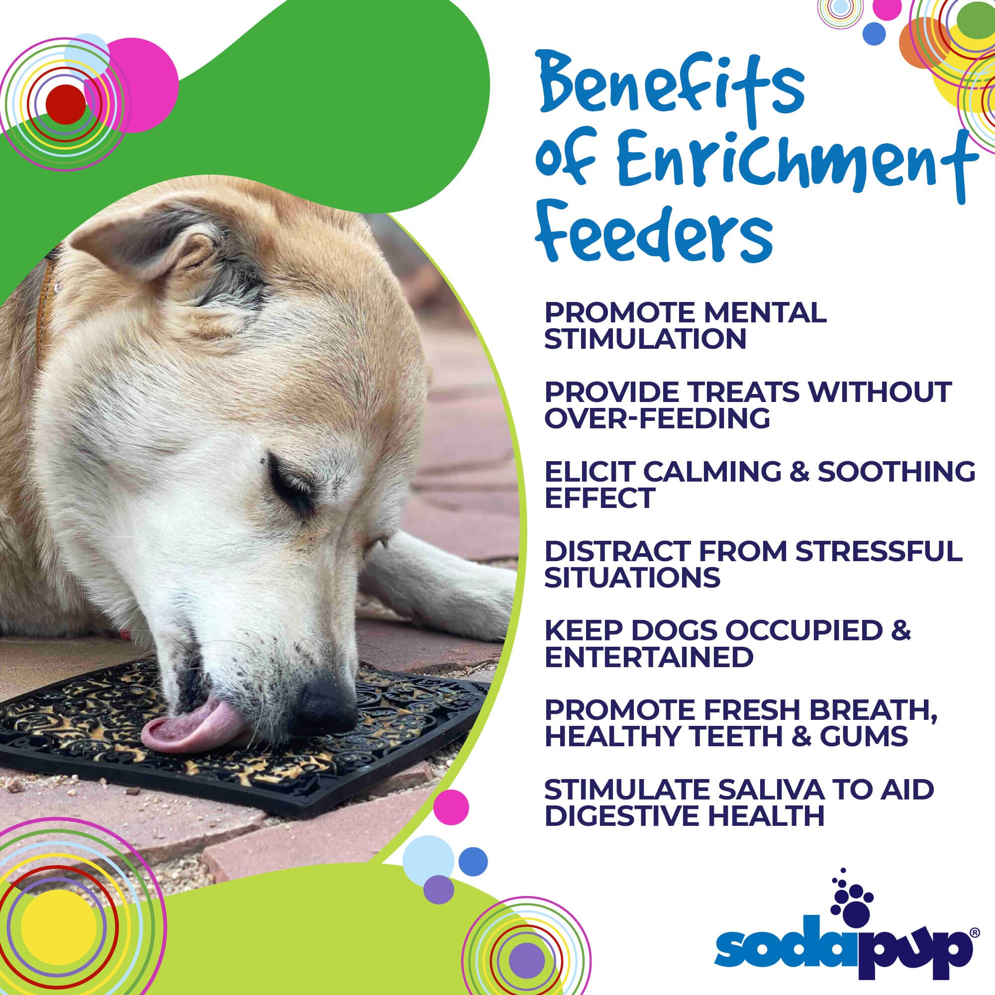 Zombie eMat - Enrichment Lick Mat for Dogs and Cats | Halloween Skull Design | SodaPup by SodaPup/True Dogs, LLC