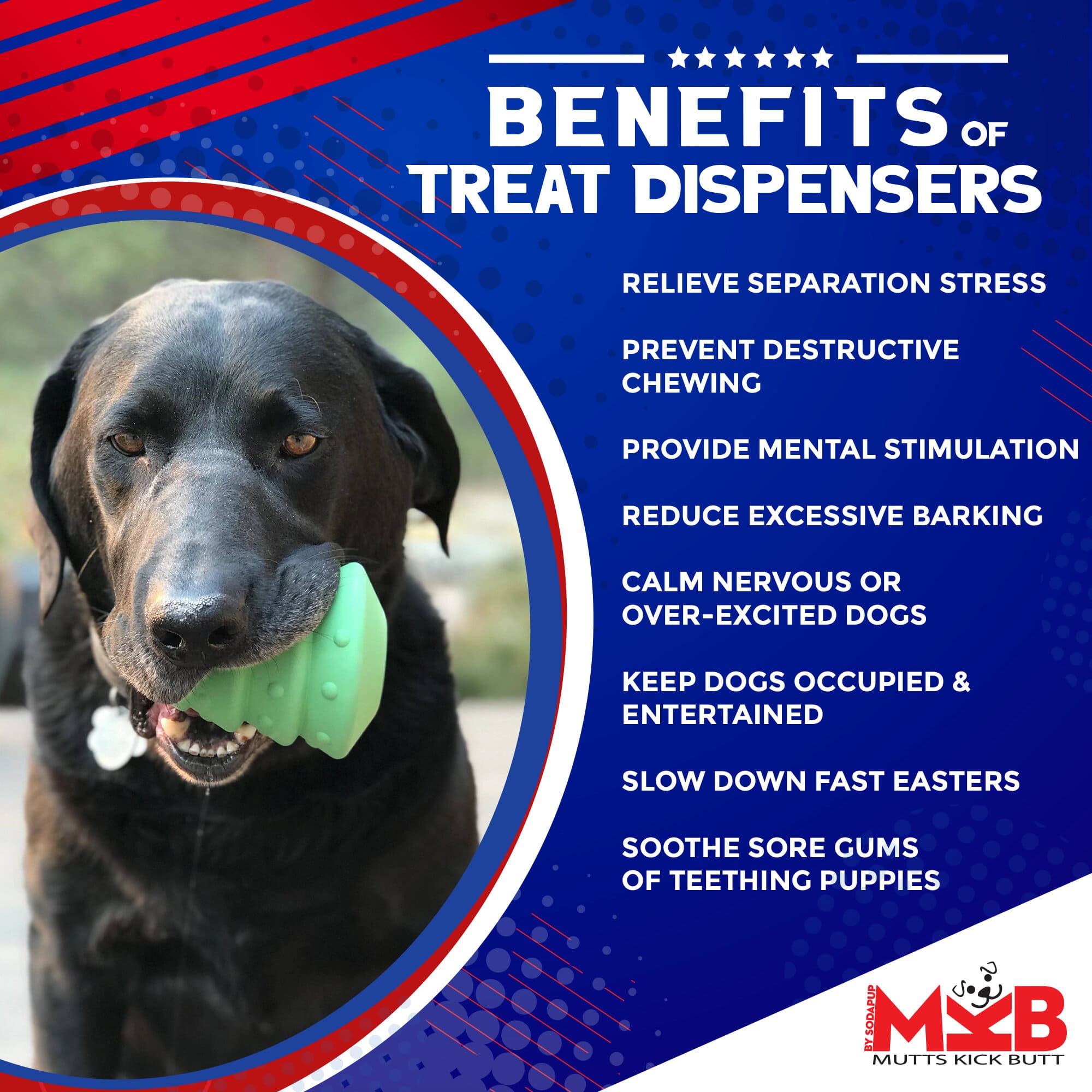 Christmas Tree Dog Toy - Durable Rubber Chew Toy for Large Dogs | USA Made