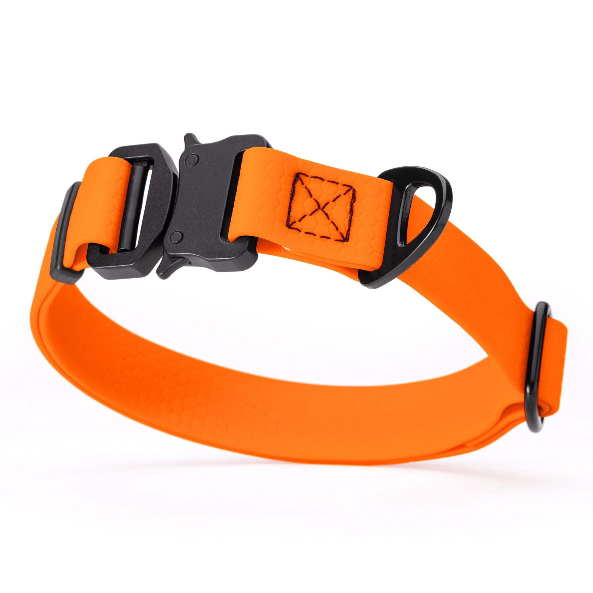 Waterproof Dog Collar with Metal Stab-Lock Buckle by Dogline