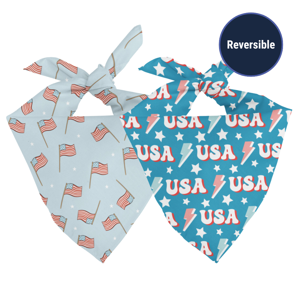USA Dog Bandana by Dog Bandana Co.