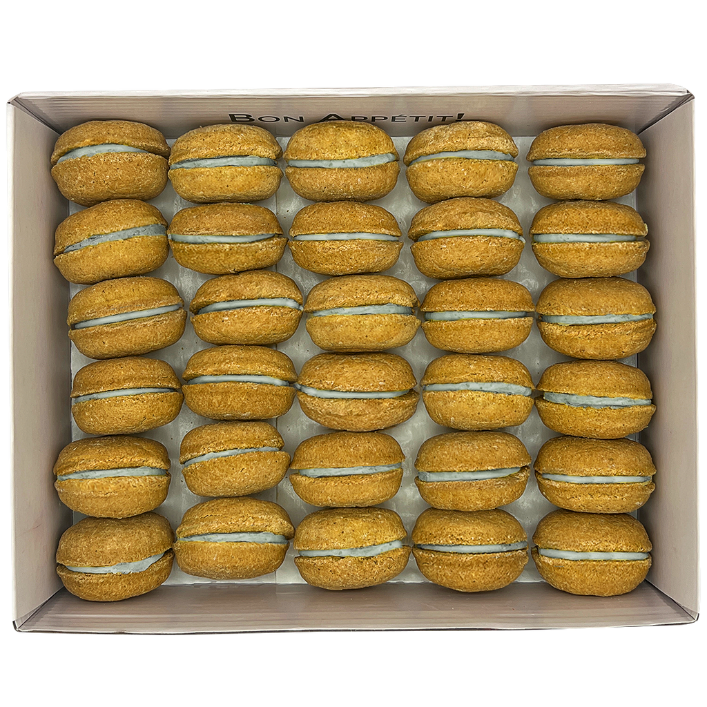 40 Count Dog Macaron Treats Gift Box by Bonne et Filou
