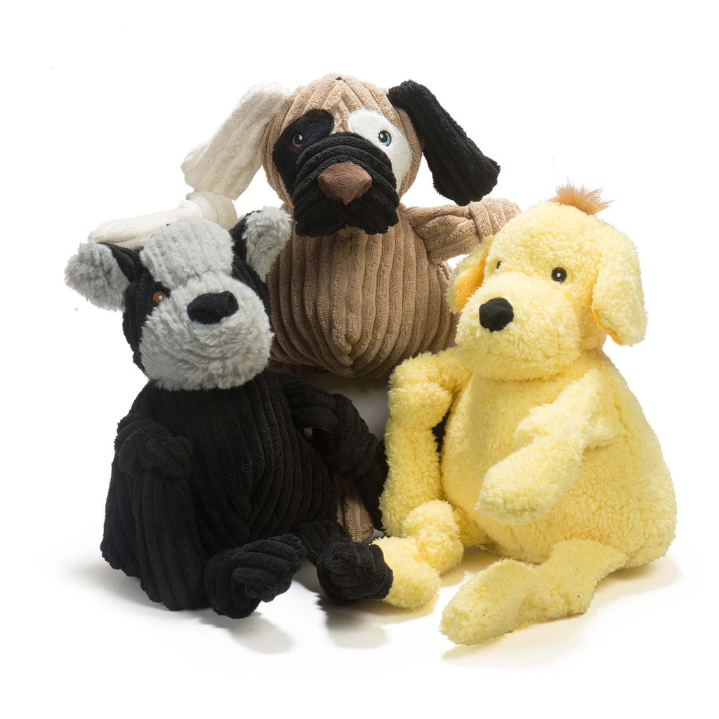 Patches HuggleMutt™ Knottie® Plush Dog Toy, Large by HuggleHounds