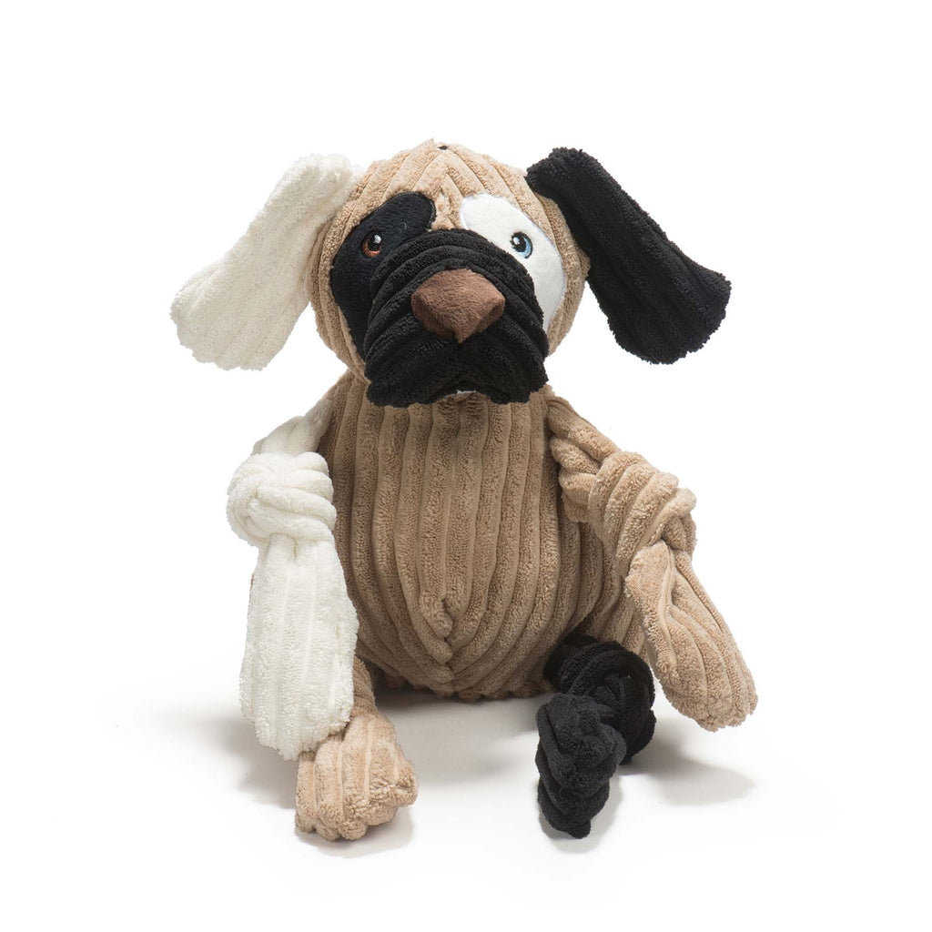 Patches HuggleMutt™ Knottie® Plush Dog Toy, Large by HuggleHounds