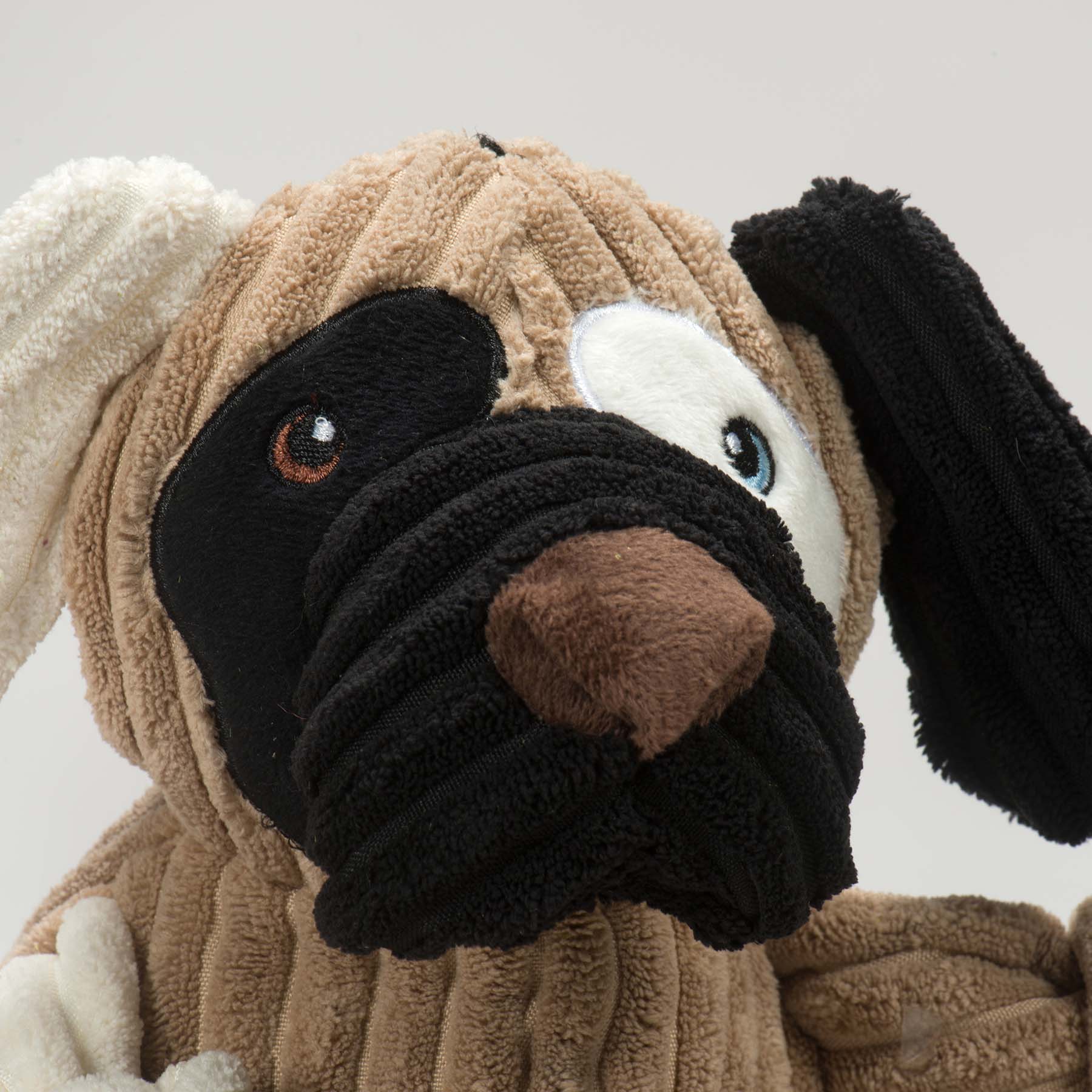 Patches HuggleMutt™ Knottie® Plush Dog Toy, Large by HuggleHounds