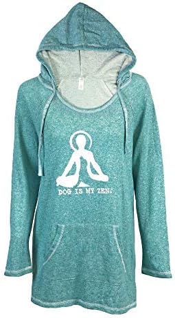 Good Dog is My Zen Women's Hoodie - Teal