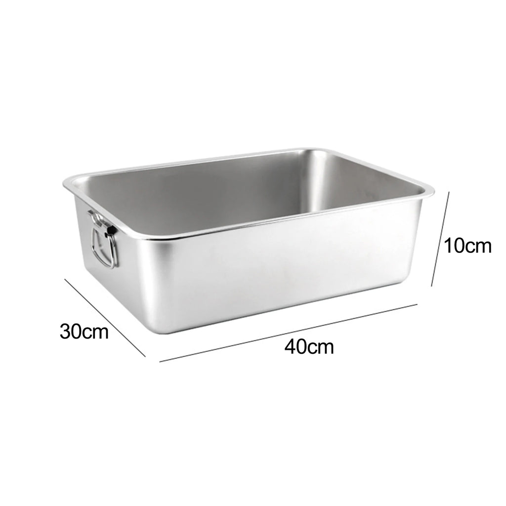 Stainless Steel Cat Litter Box by Love My Pet