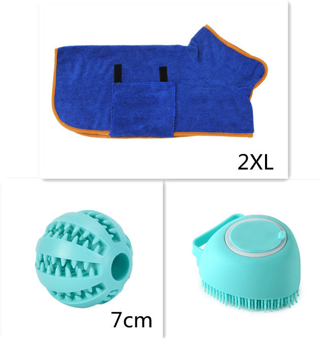 Silicone Dog Bath Massage Grooming Brush by Amazing Pet Bargains