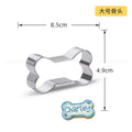 Cookie Cutter Mold Stainless Steel Pet Dog Bone And Paw Shaped by Love My Pet