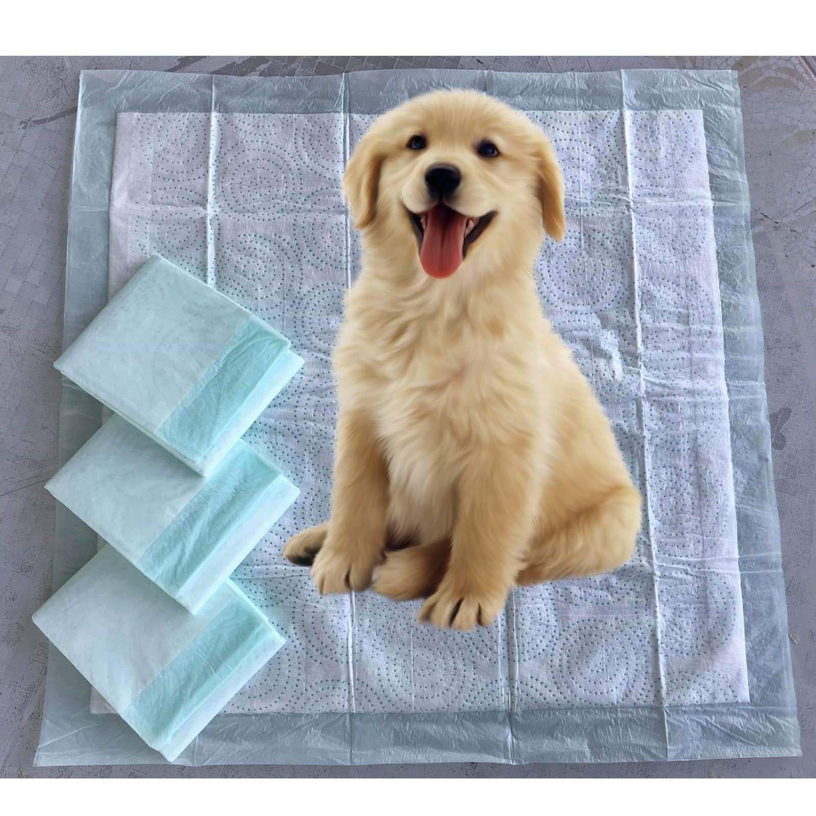 Mr. Peanut’s Premium Absorbent Gel Pee Pads 23"X23", 6 Layers of Lightly Scented Protection by Mr. Peanut's Pet Carriers