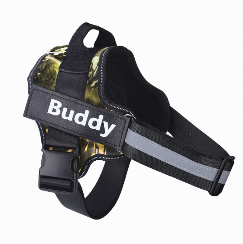 Personalized Dog Harness NO PULL Reflective Breathable Adjustable by Amazing Pet Bargains