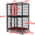 31" Two-Tier Dog Crate 46A by Homey Pet Official