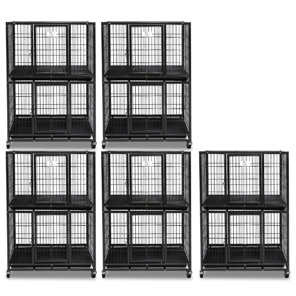 31" Two-Tier Dog Crate 46A by Homey Pet Official