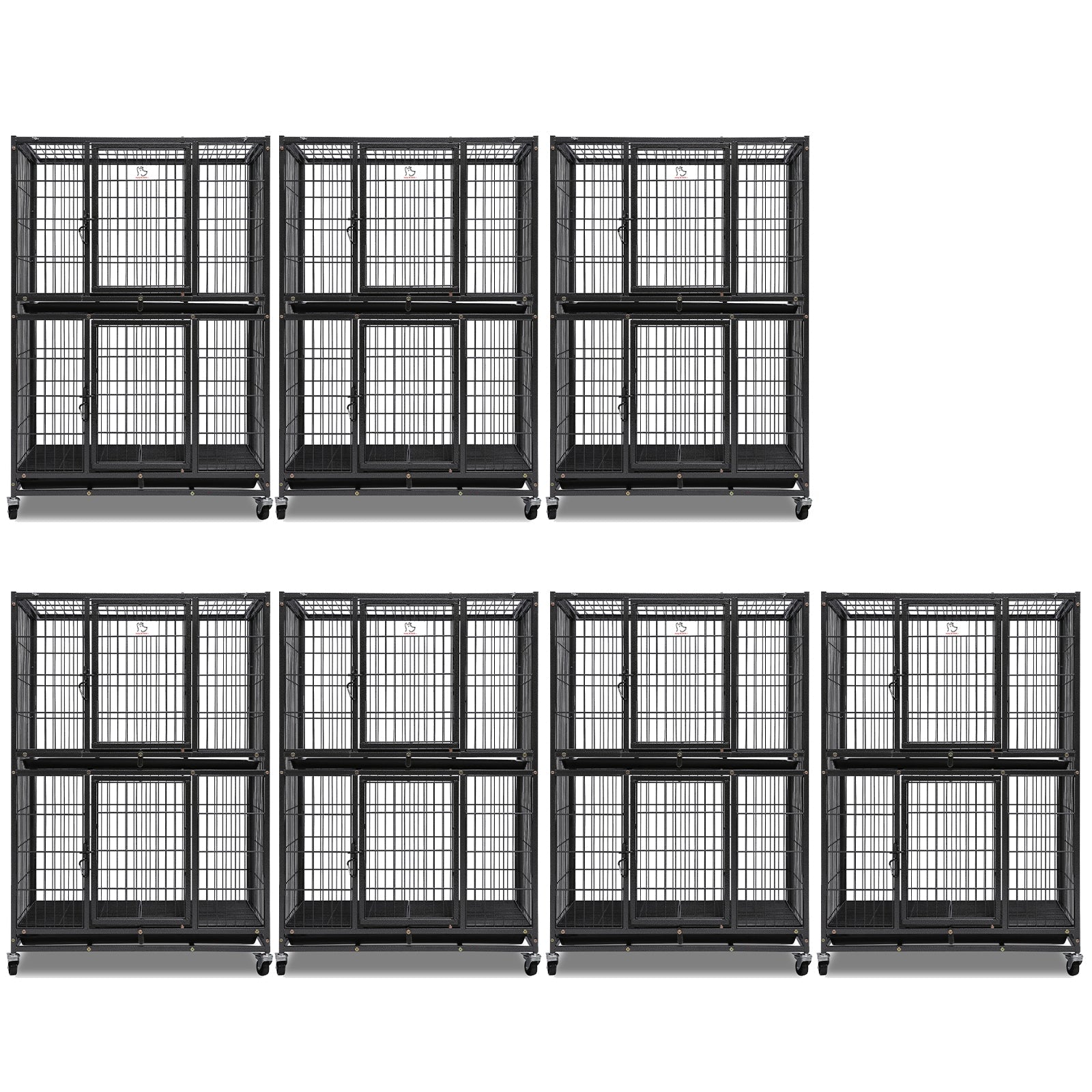 31" Two-Tier Dog Crate 46A by Homey Pet Official
