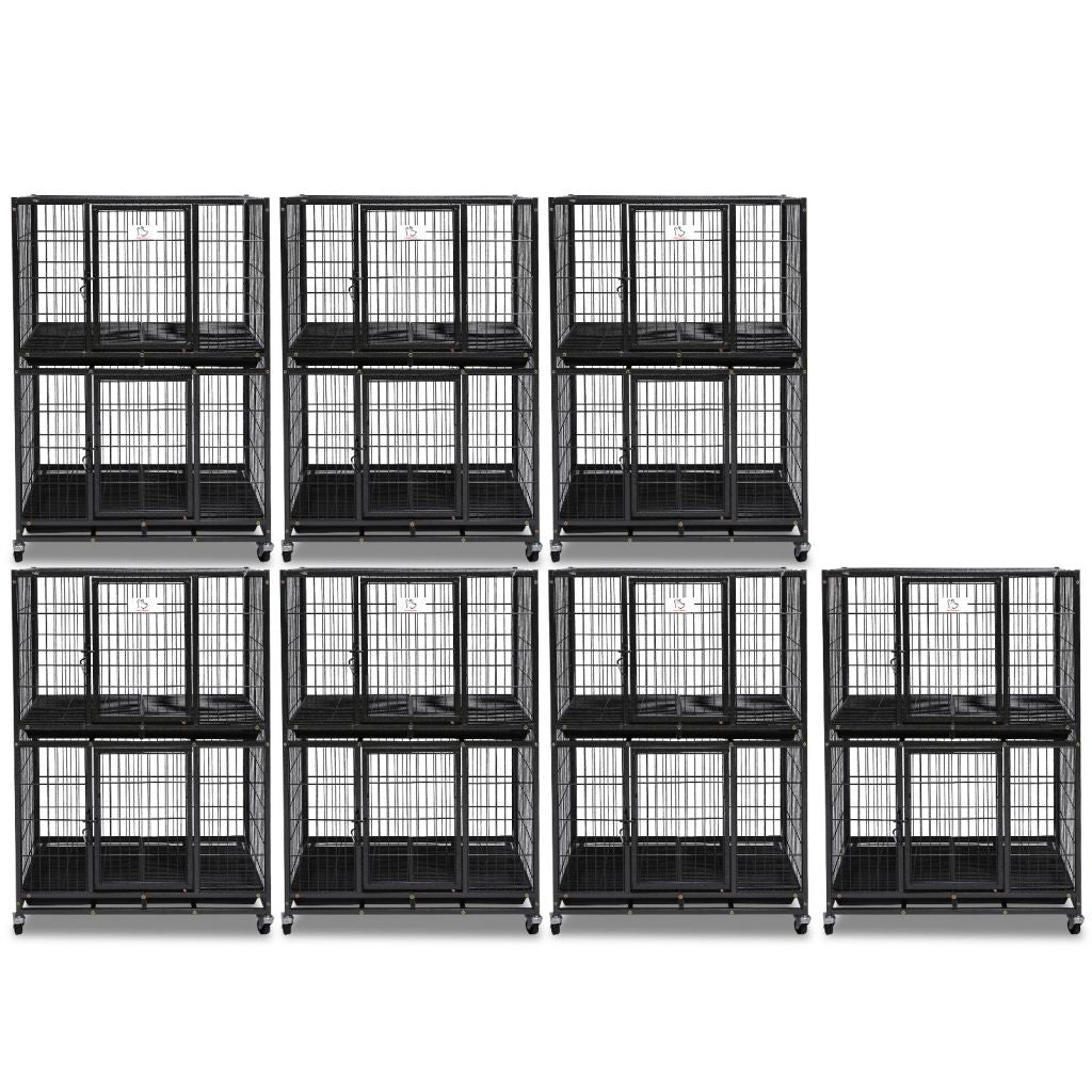 31" Two-Tier Dog Crate 46A by Homey Pet Official