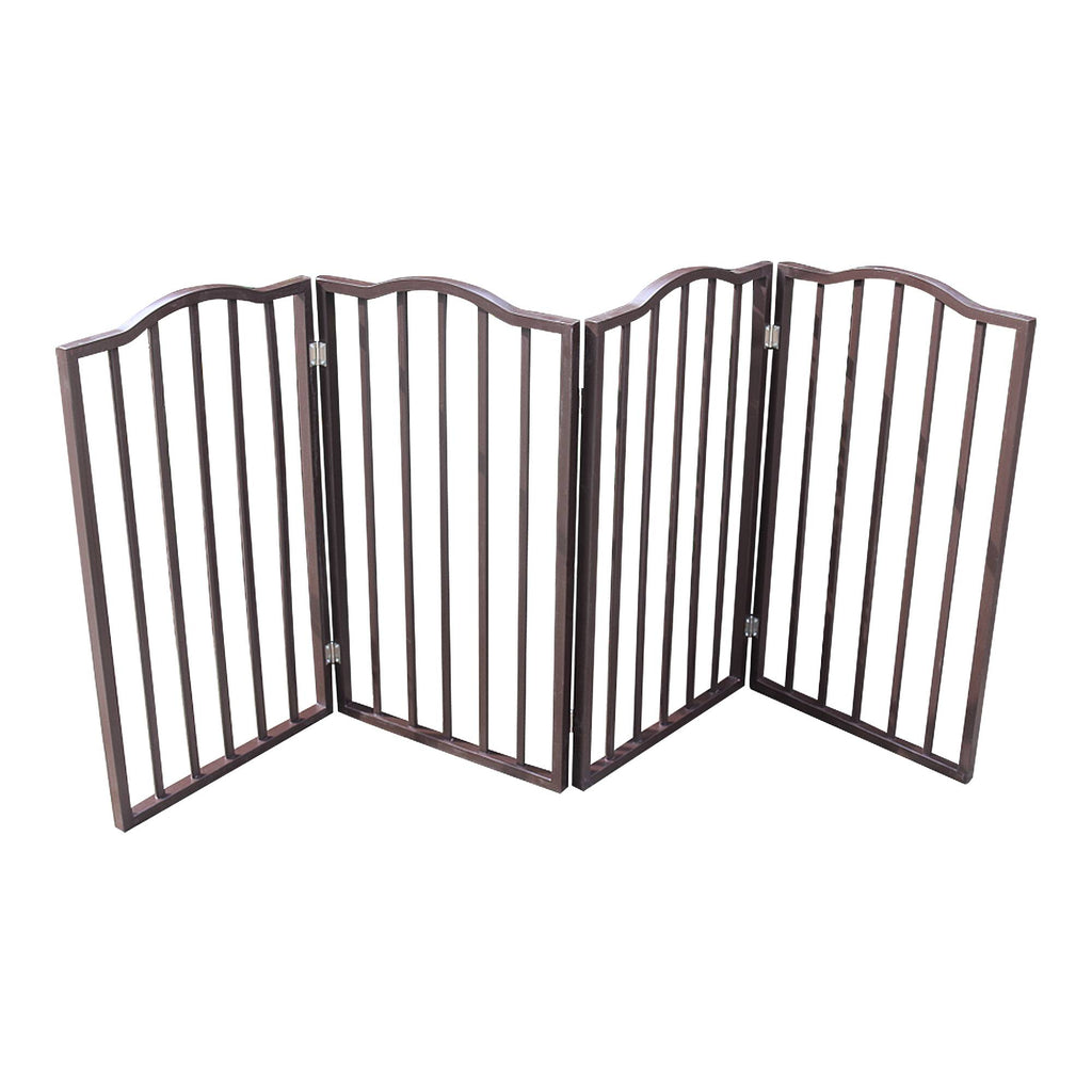 Pet Gate,Dog Gate For Doorways,Stairs Or House,standing, Folding,Arc Wooden
