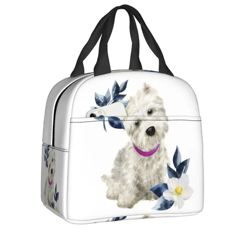 West Highland White Terrier Dog Thermal Insulated Lunch Bag by Love My Pet