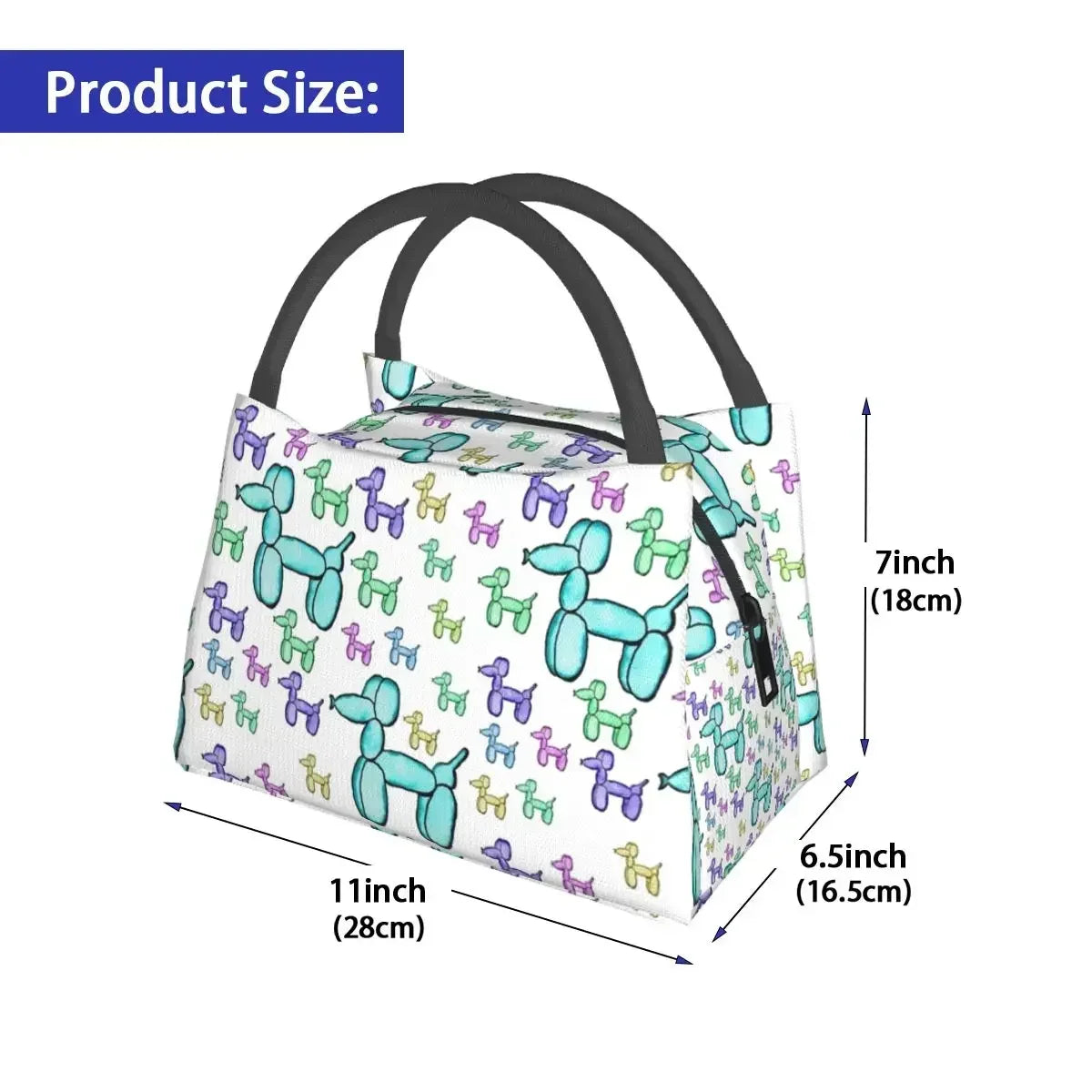 Colorful Dog Lunch Cooler Bag , variety by Love My Pet