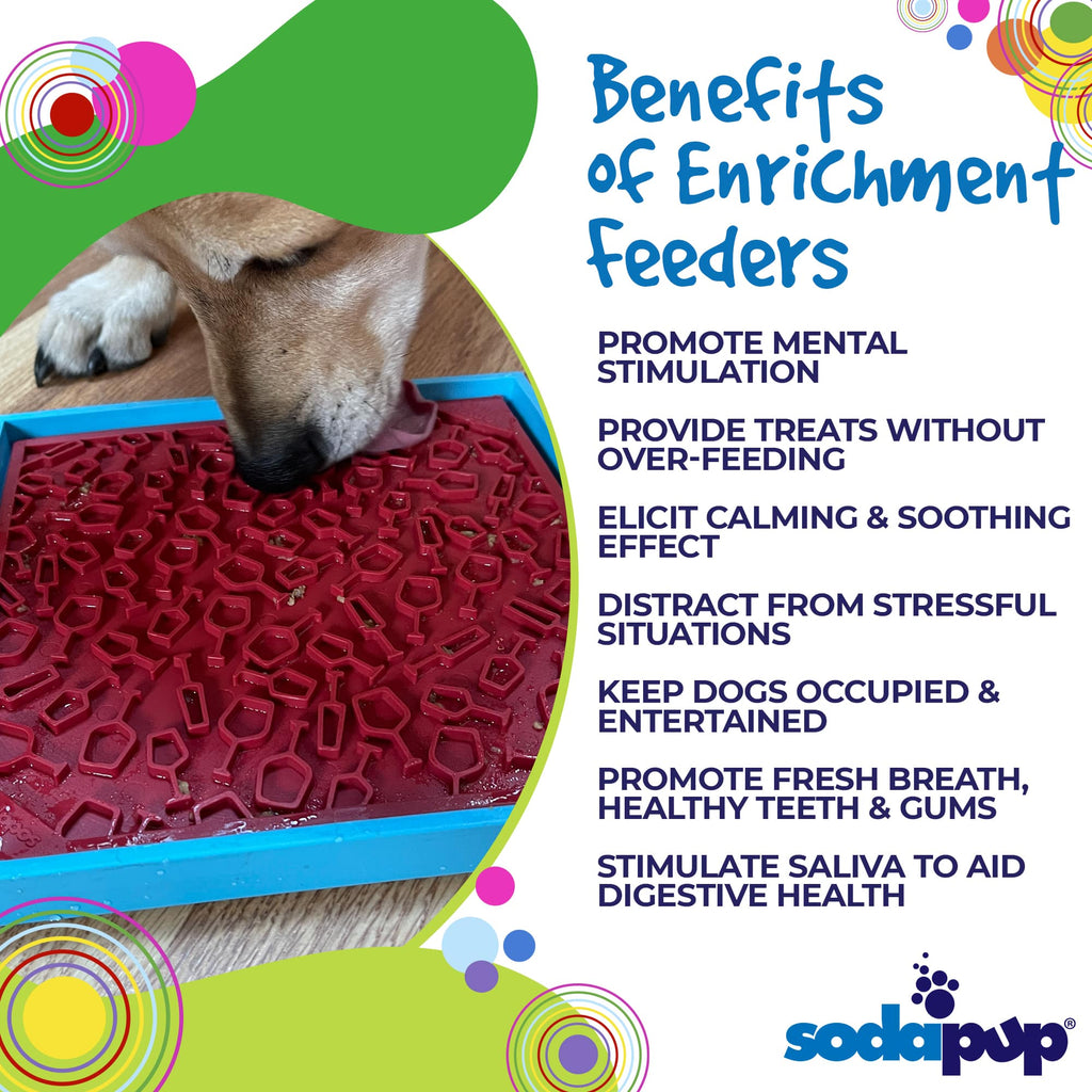 Vino Dog eMat - Enrichment Lick Mat For Dogs and Cats | Wine-Inspired Design| SodaPup by SodaPup/True Dogs, LLC