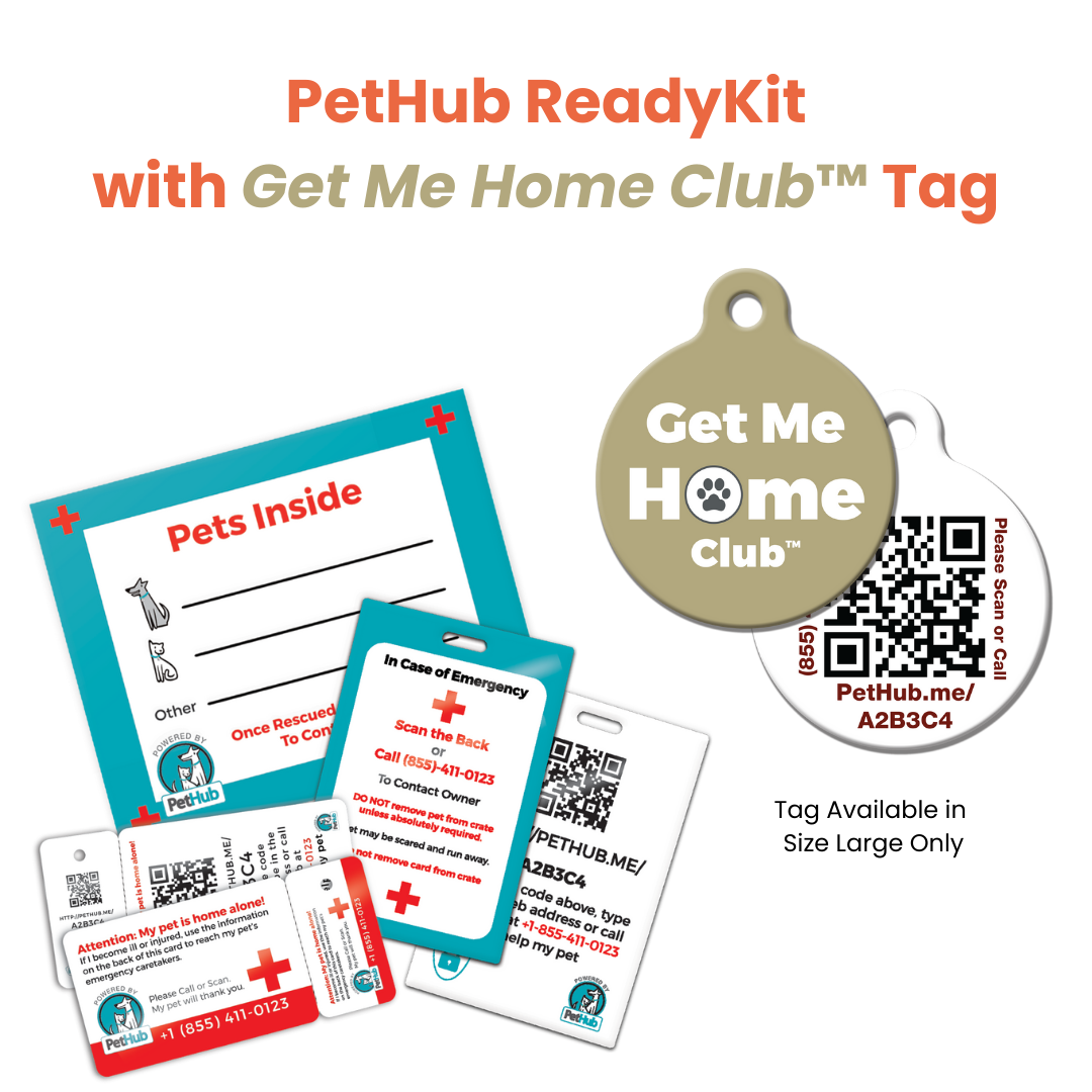 PetHub QR Pet ID Comprehensive ReadyKit – Complete Emergency Kit by PetHub