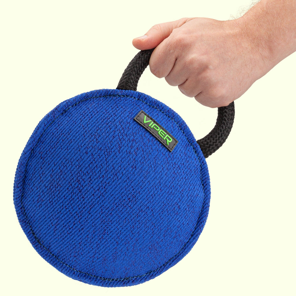 Viper French Linen Round Bite Pillow by Dogline