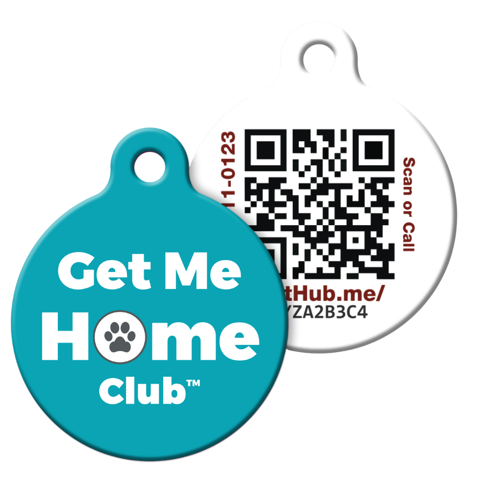 PetHub QR Pet ID Tag – Get Me Home Club by PetHub