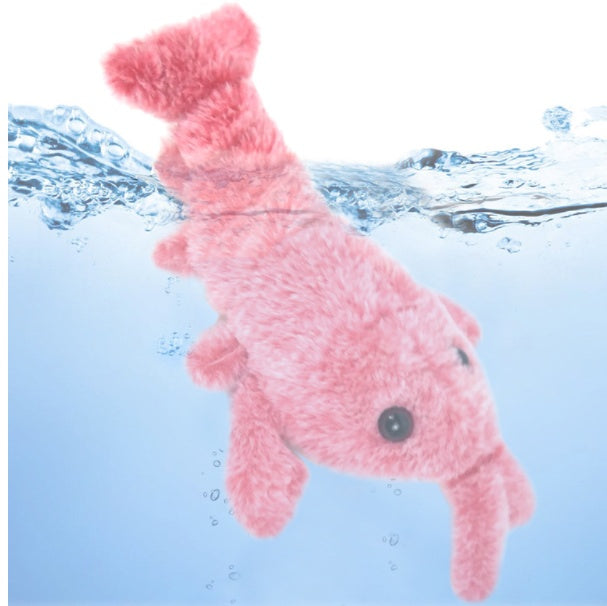Pet Toys Electric Jumping Shrimp USB Charging by Amazing Pet Bargains
