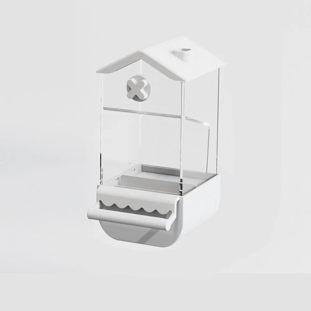 Automatic Bird Feeder Anti Spill And Splash Hanging Feeder by Love My Pet