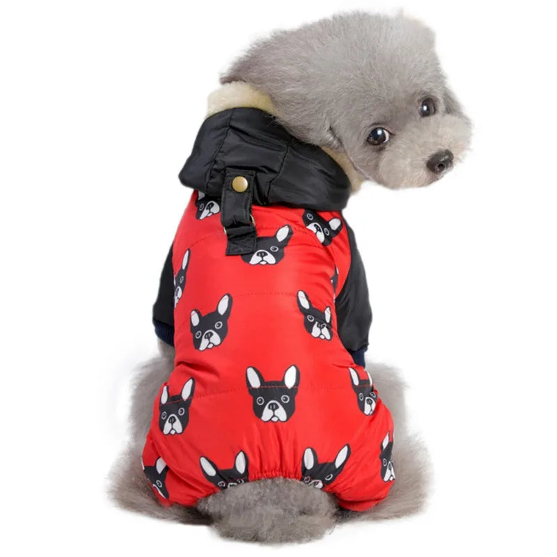Waterproof Hooded Dog Jacket
