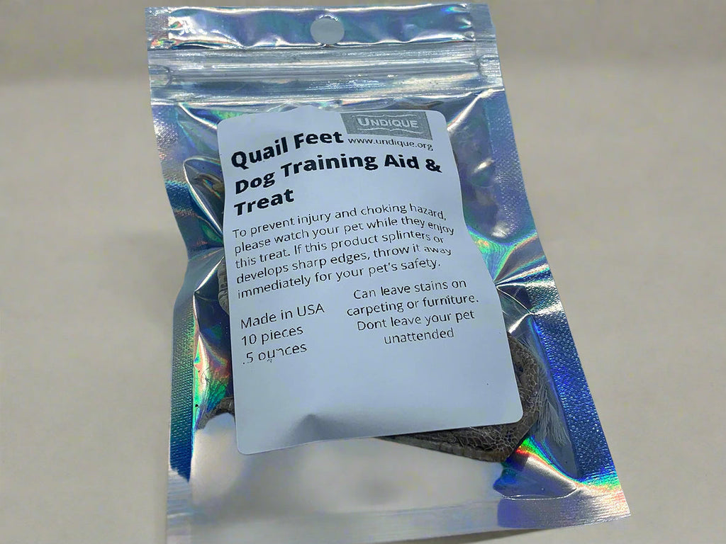 Quail feet Dog Training aid & Treat by Quailz.com by Undique LLC