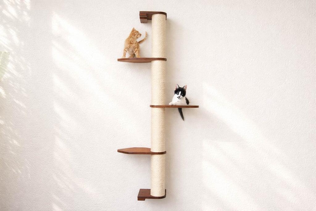 Wall Mounted Cat Climbing Pole - Sisal by Catastrophic Creations