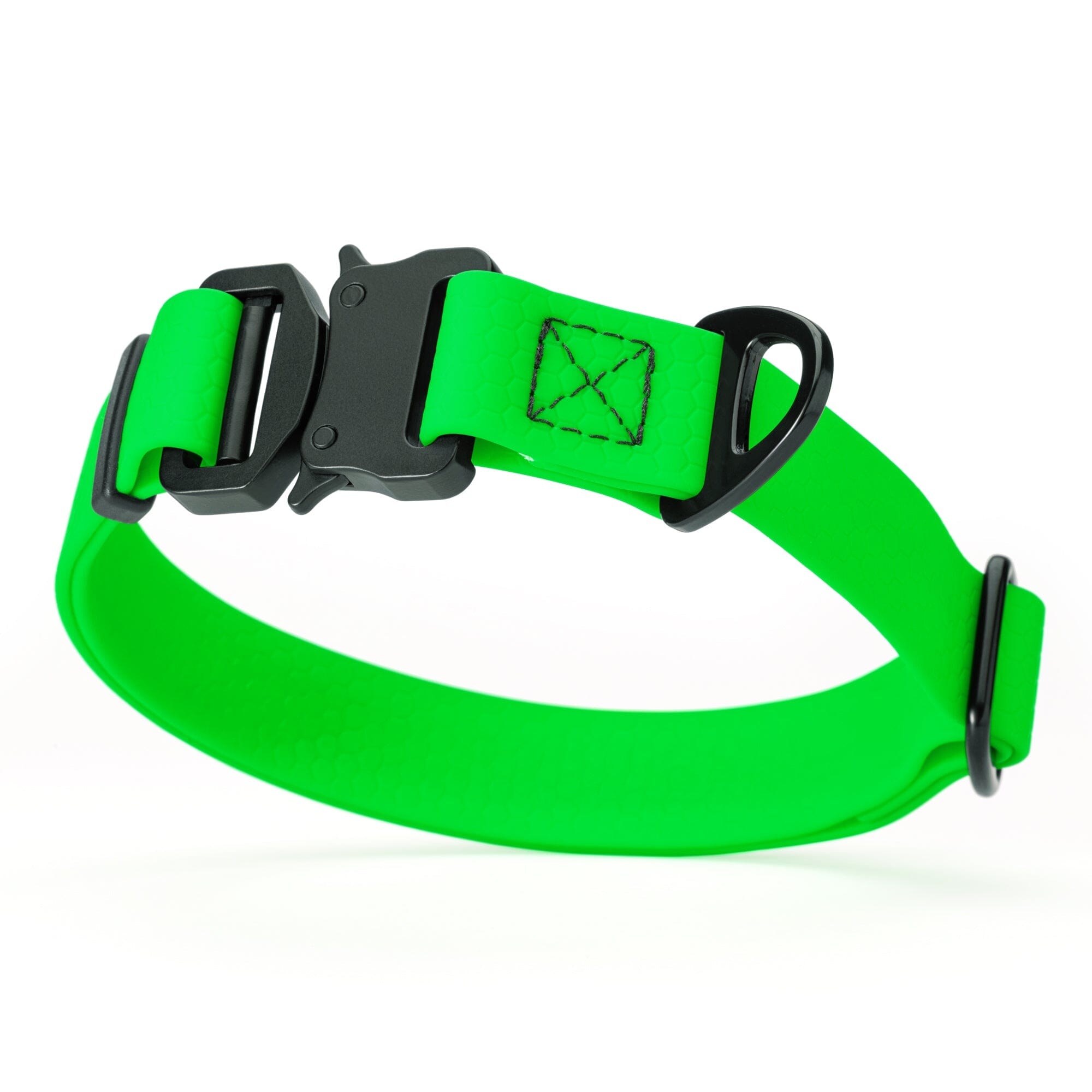 Waterproof Dog Collar with Metal Stab-Lock Buckle by Dogline