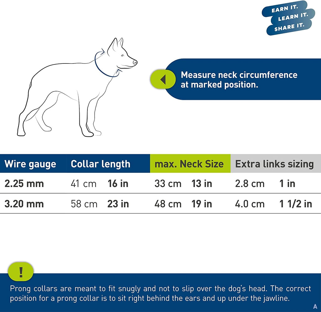 Herm Sprenger - ULTRA-PLUS Training Collar with Center-Plate, Assembly Chain & ClicLock – Comfort Version – Stainless Steel by Dogline
